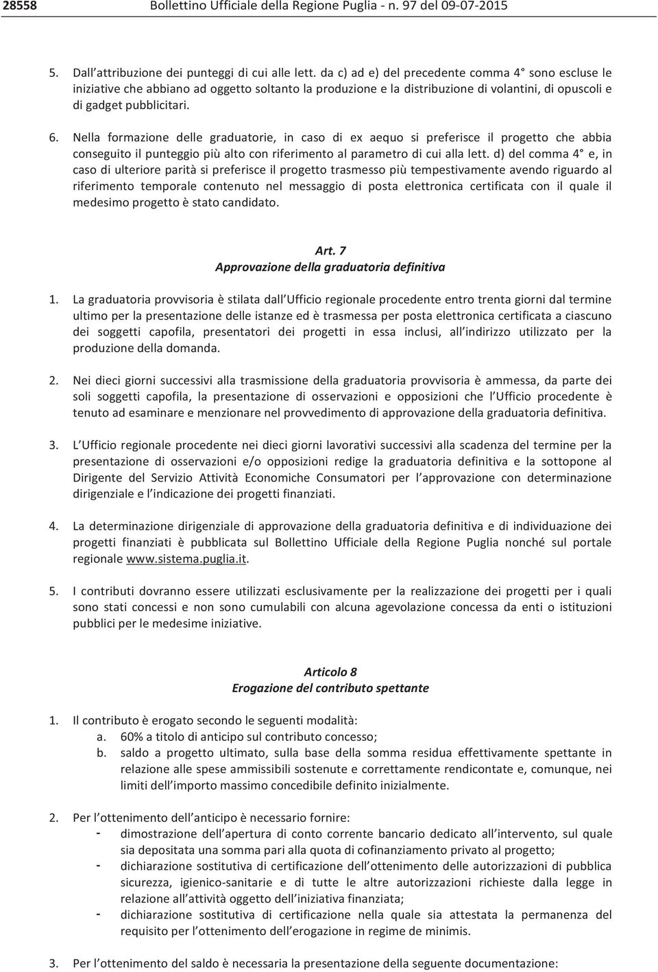 Regione Puglia n.