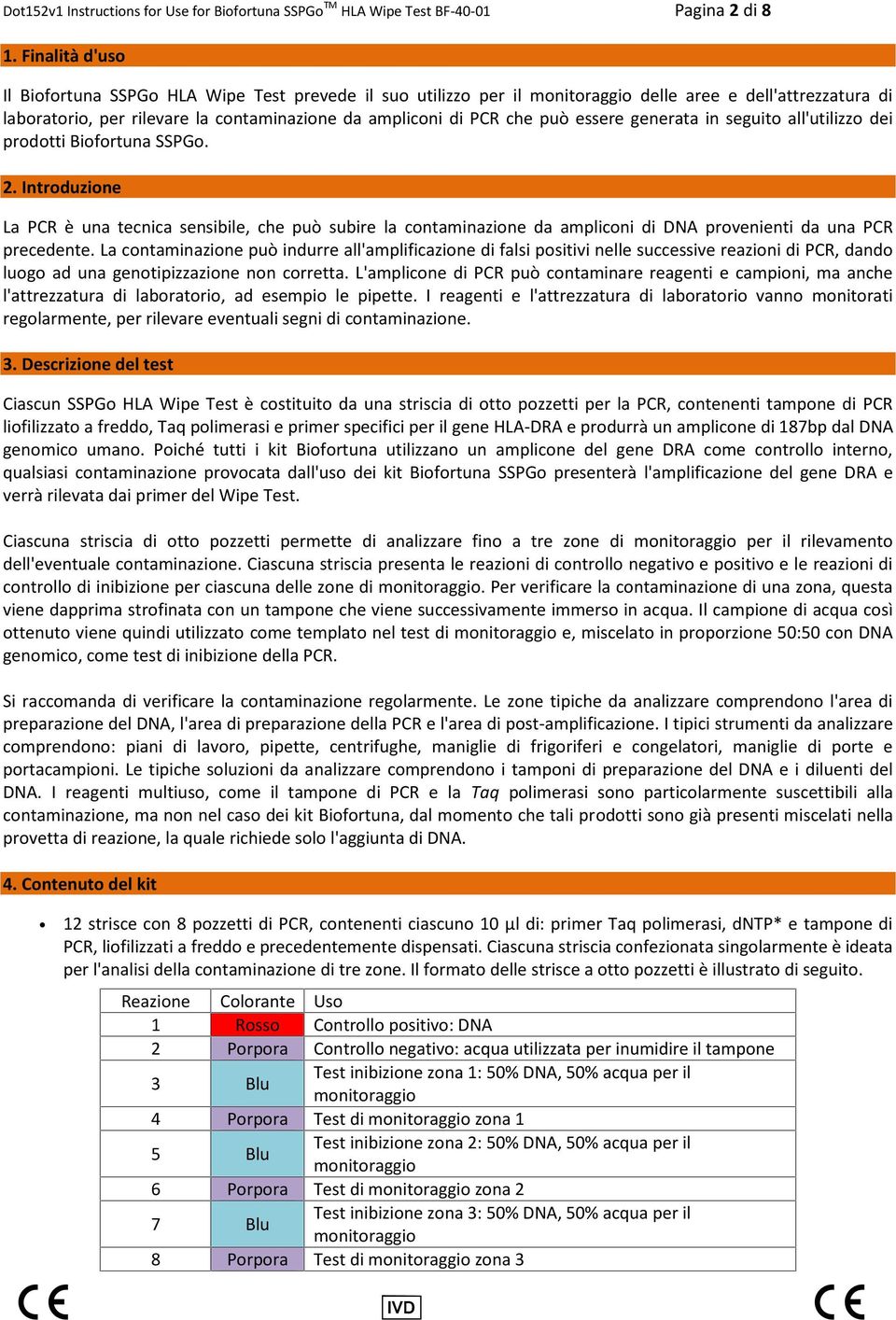 essere generata in seguito all'utilizzo dei prodotti Biofortuna SSPGo. 2.