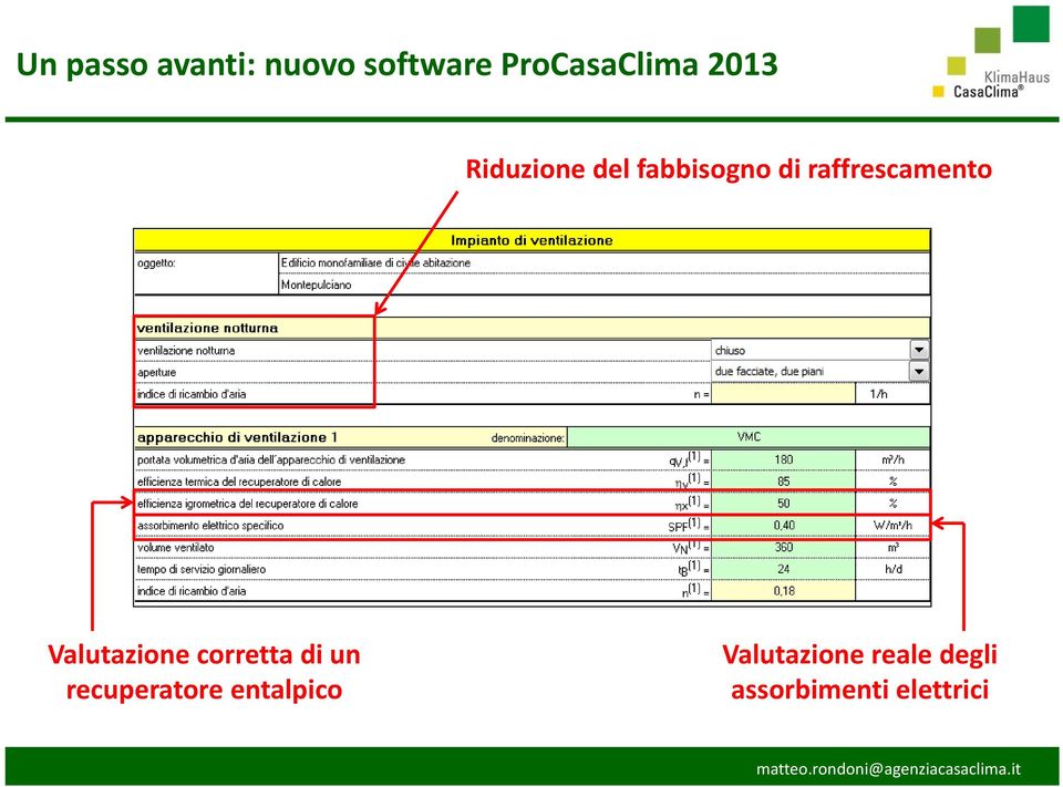 Valutazione corretta di un recuperatore