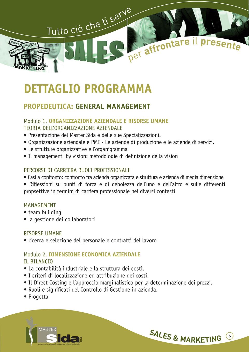 ORGANIZZAZIONE AZIENDALE E RISORSE UMANE propsettive