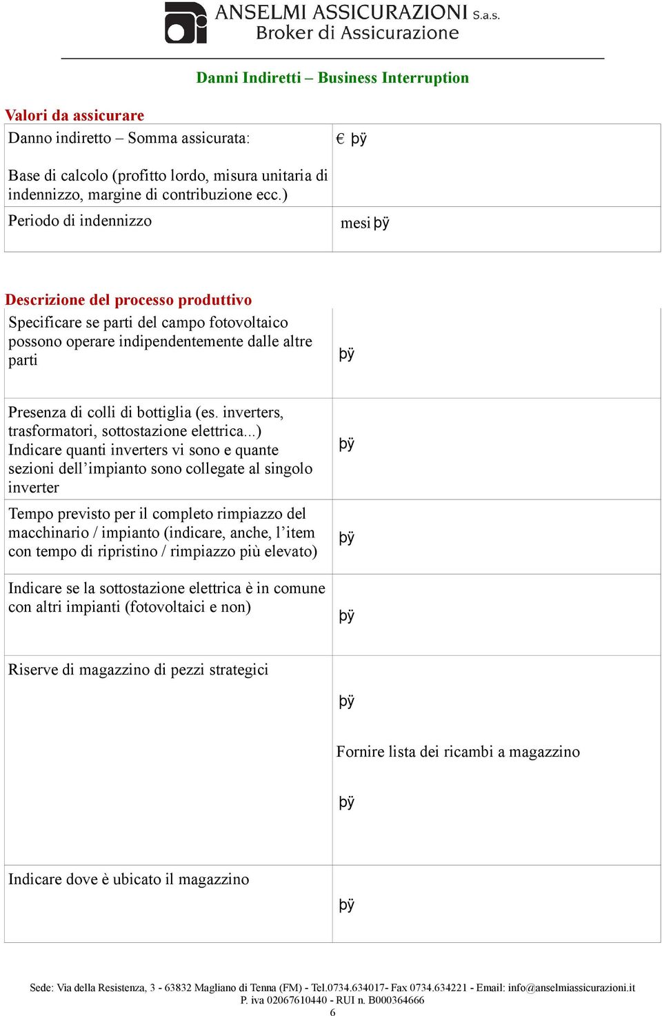 inverters, trasformatori, sottostazione elettrica.