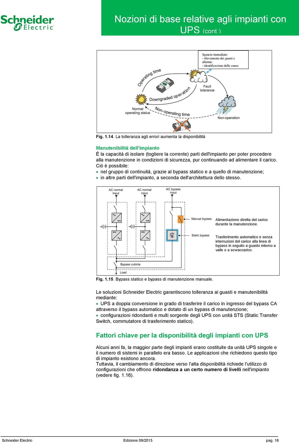 di sicurezza, pur continuando ad alimentare il carico.