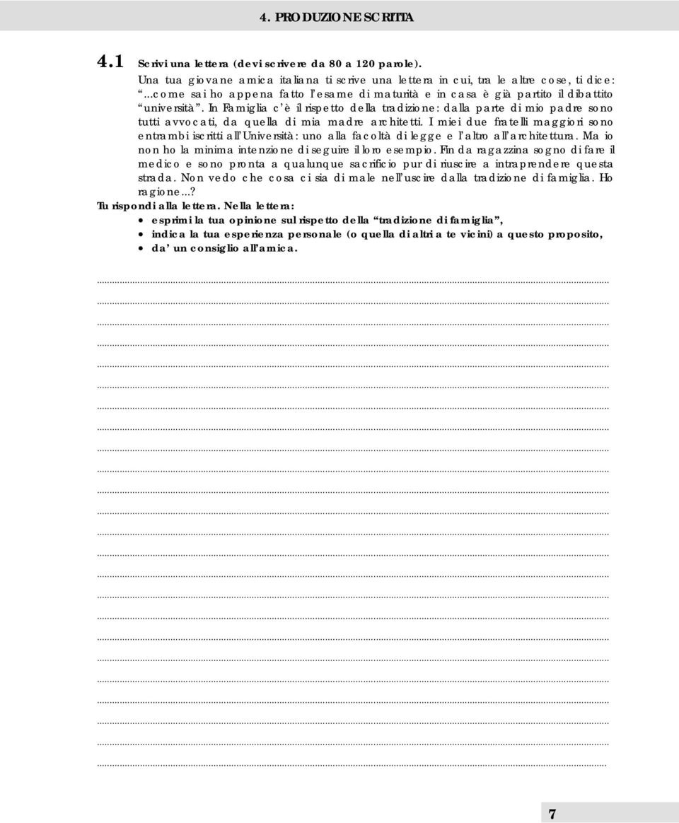 In Famiglia c è il rispetto della tradizione: dalla parte di mio padre sono tutti avvocati, da quella di mia madre architetti.