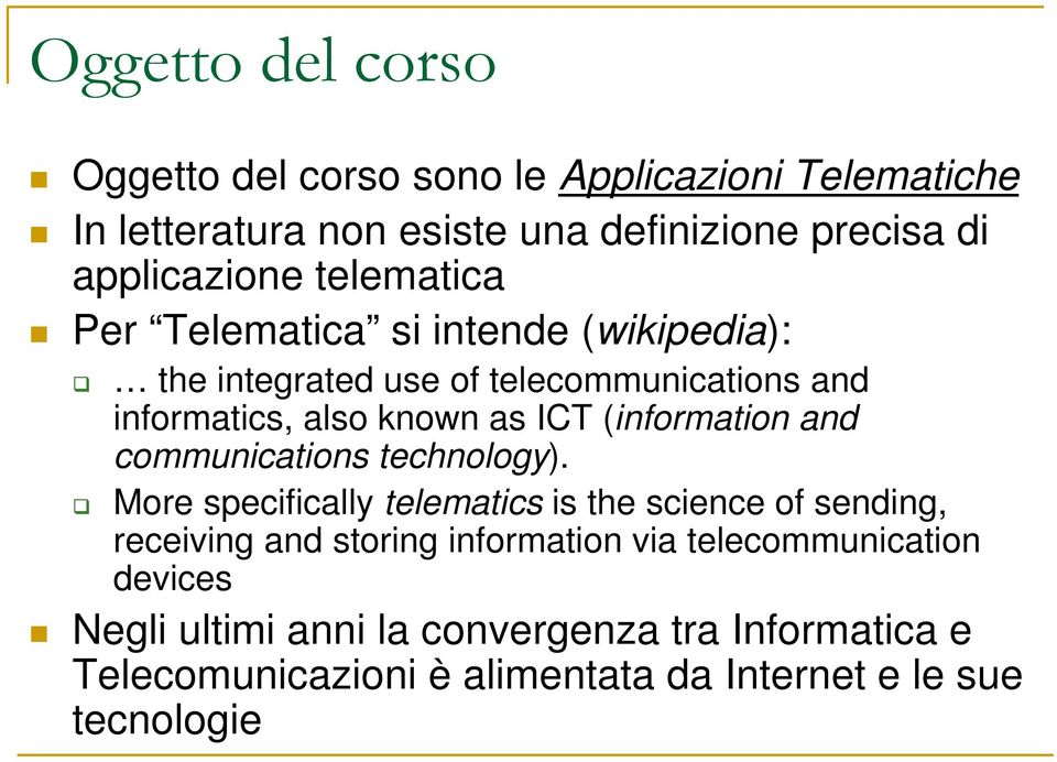 and communications technology).