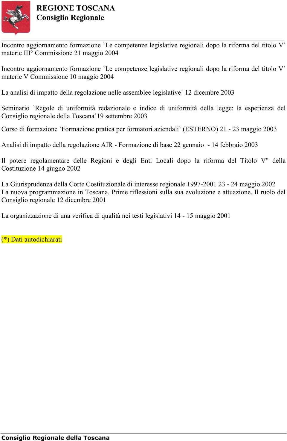 maggio 2003 Analisi di impatto della regolazione AIR - Formazione di base 22 gennaio - 14 febbraio 2003 Il potere regolamentare delle Regioni e degli Enti Locali dopo la riforma del Titolo V della