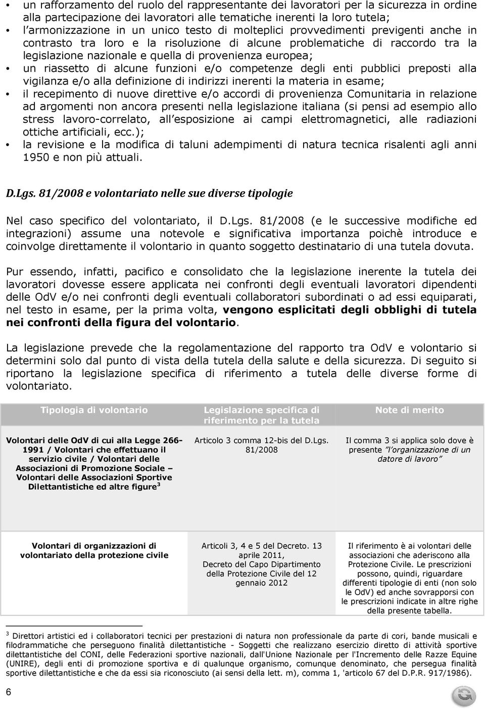 alcune funzioni e/o competenze degli enti pubblici preposti alla vigilanza e/o alla definizione di indirizzi inerenti la materia in esame; il recepimento di nuove direttive e/o accordi di provenienza