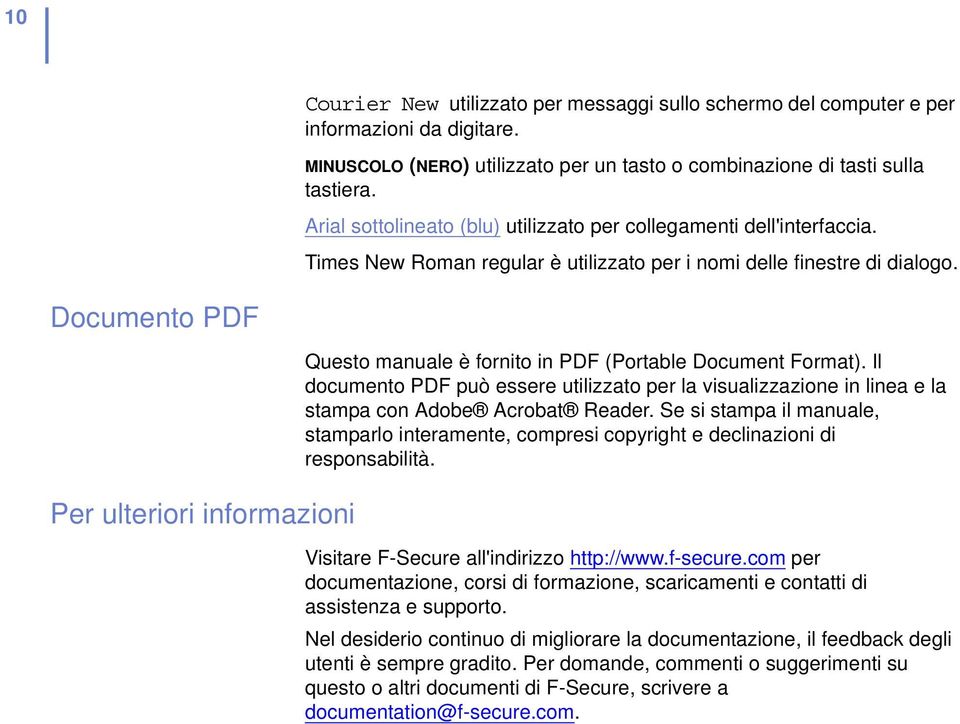 Documento PDF Per ulteriori informazioni Questo manuale è fornito in PDF (Portable Document Format).