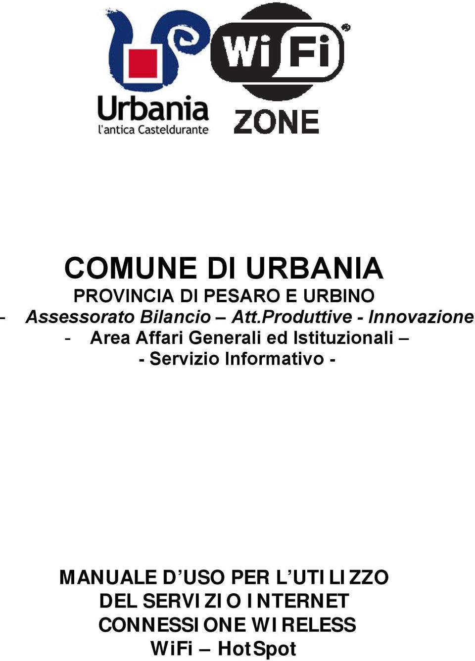 Produttive - Innovazione - Area Affari Generali ed