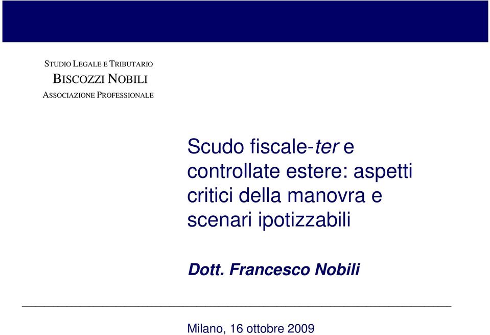 controllate estere: aspetti critici della manovra e