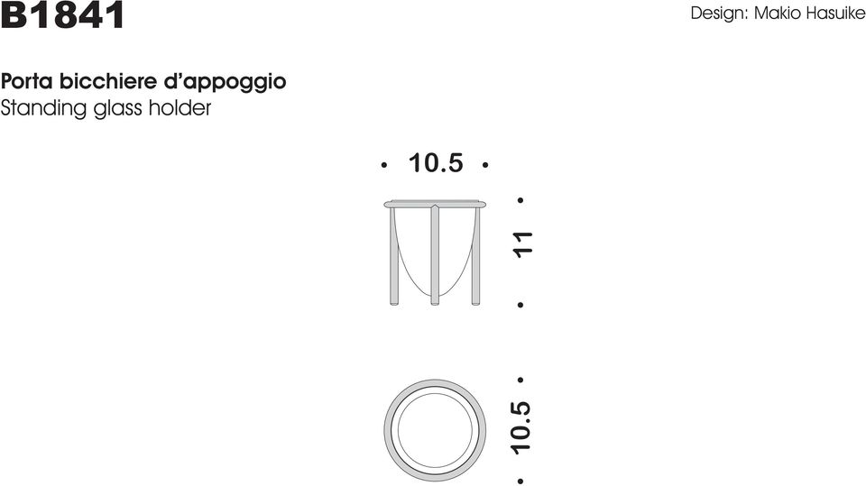 bicchiere d appoggio