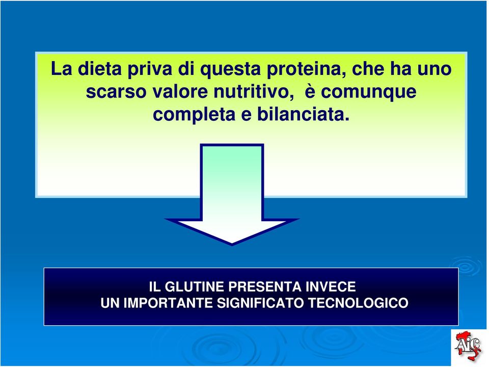 nutritivo, è comunque completa e bilanciata.