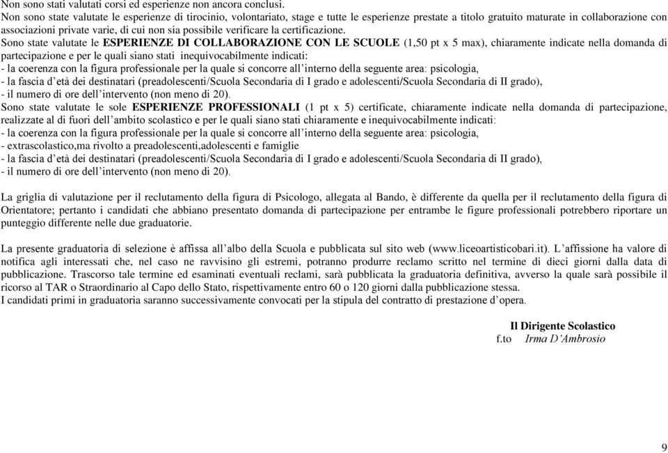 possibile verificare la certificazione.