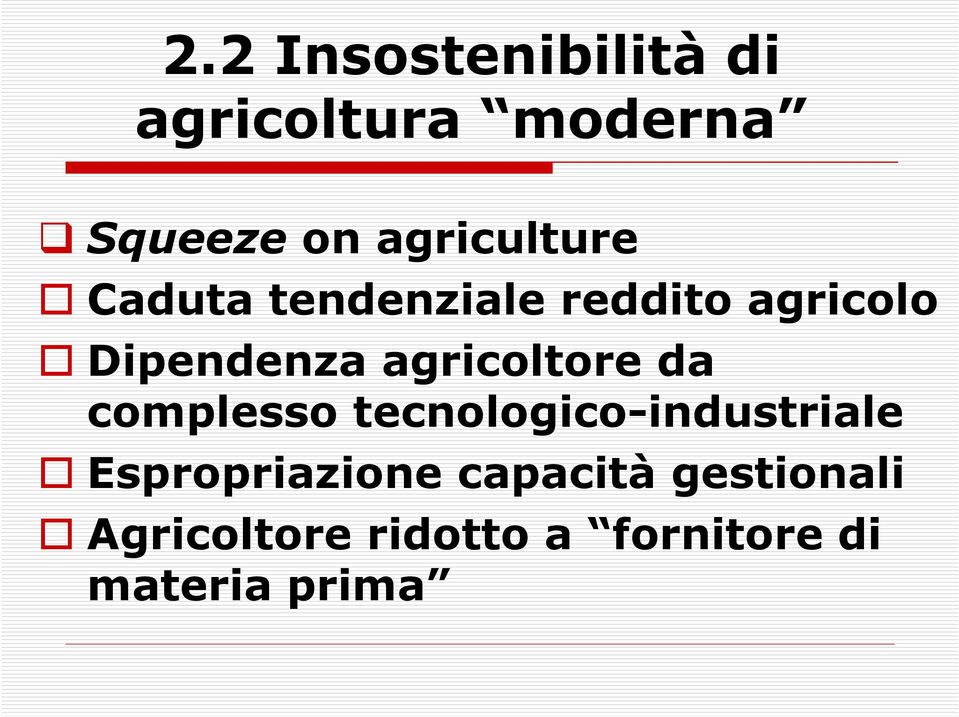 agricoltore da complesso tecnologico-industriale