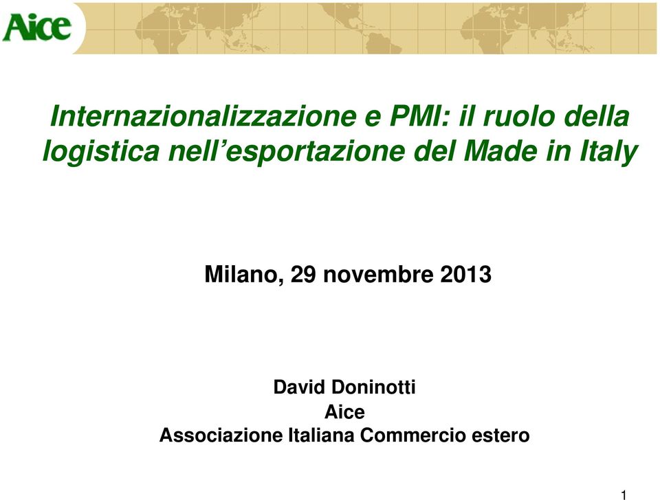 Italy Milano, 29 novembre 2013 David