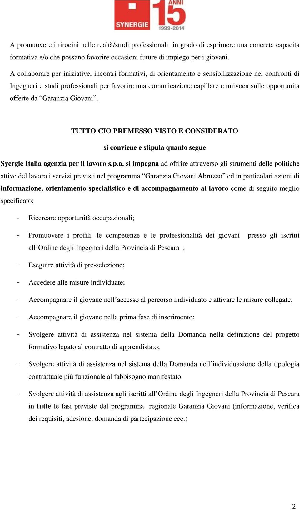 opportunità offerte da 