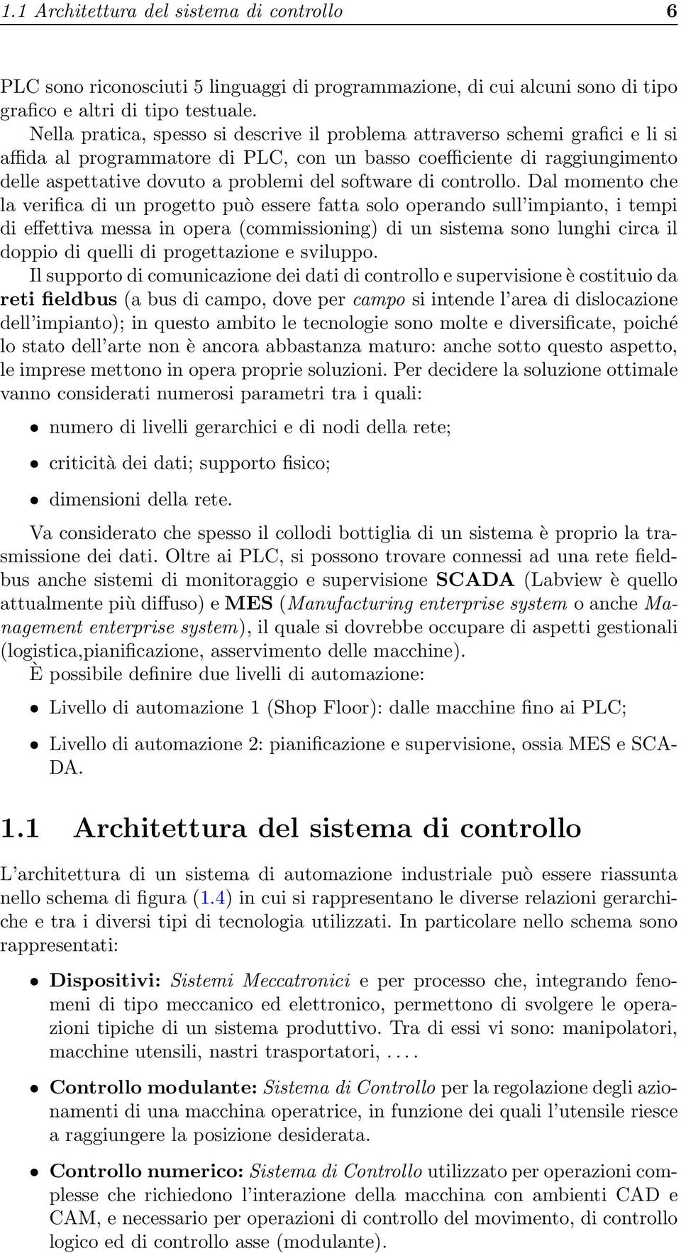 software di controllo.