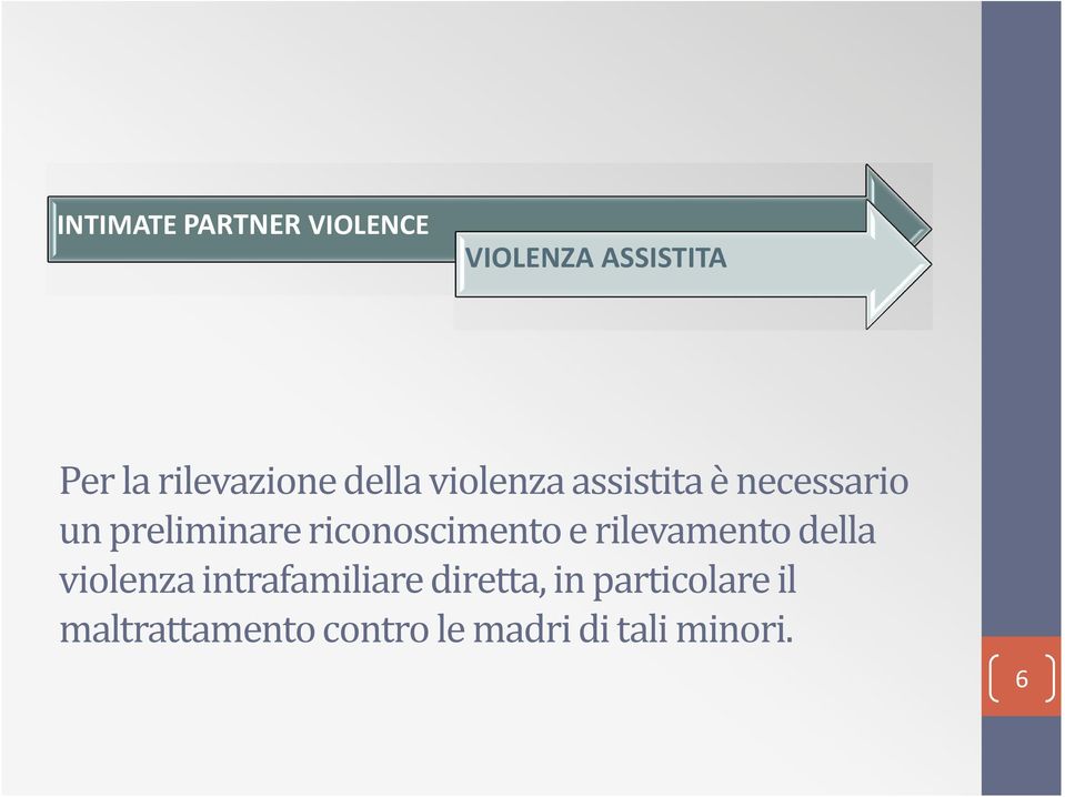 preliminare riconoscimento e rilevamento della violenza