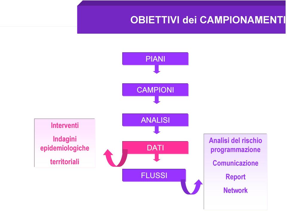 territoriali ANALISI DATI FLUSSI Analisi