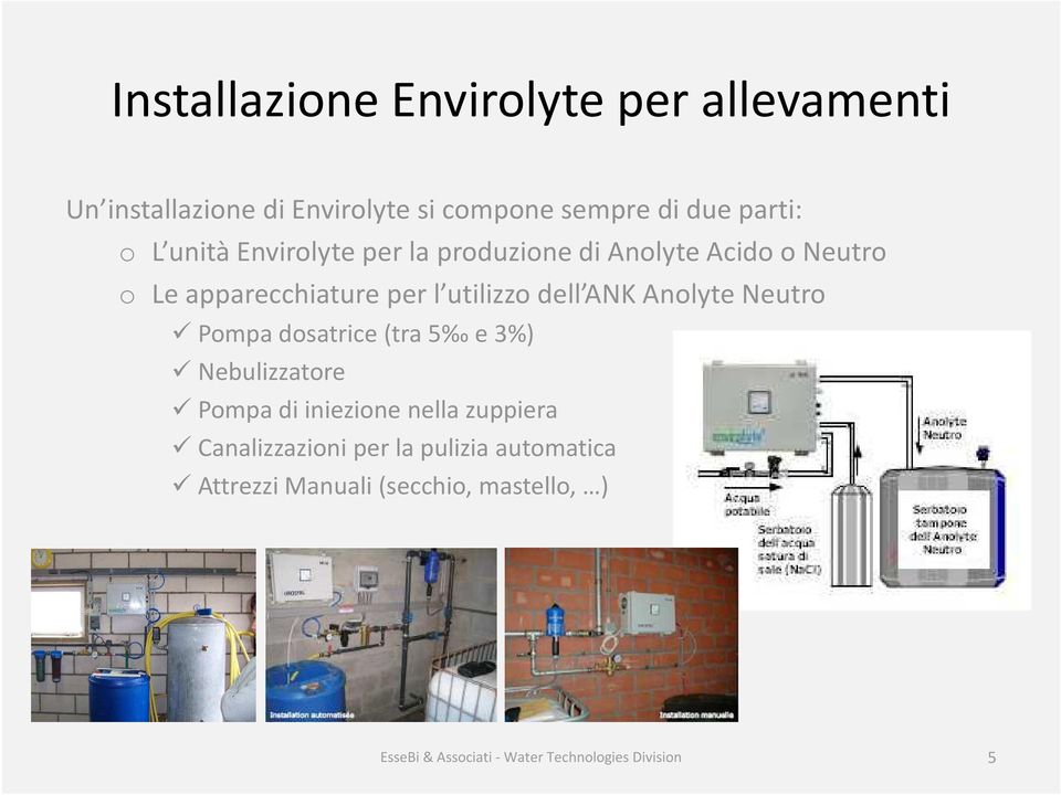 Anlyte Neutr Pmpa dsatrice (tra 5 e 3%) Nebulizzatre Pmpa di iniezine nella zuppiera Canalizzazini