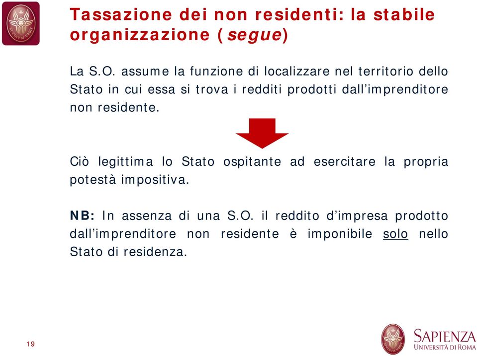 dall imprenditore non residente.