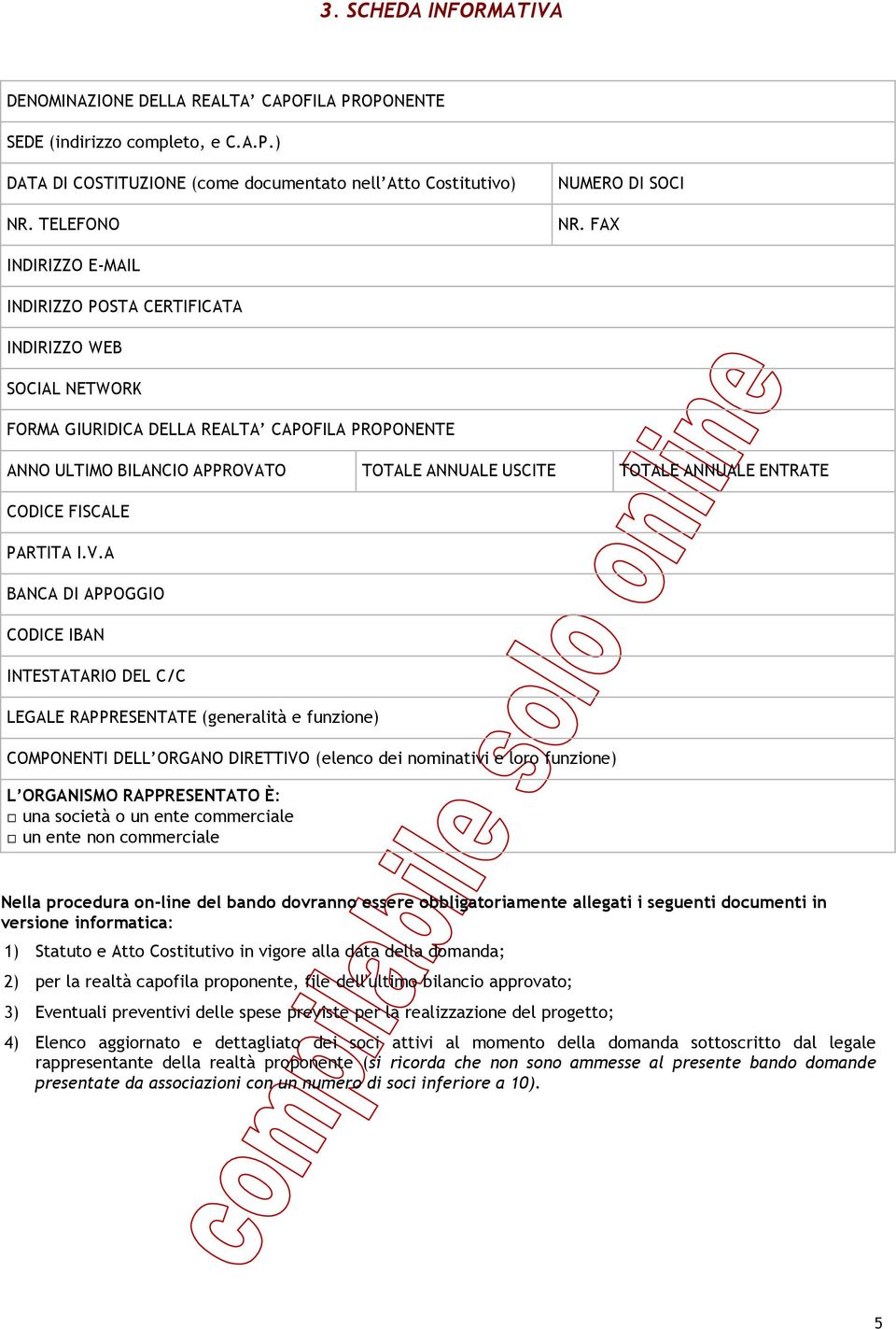 ENTRATE CODICE FISCALE PARTITA I.V.