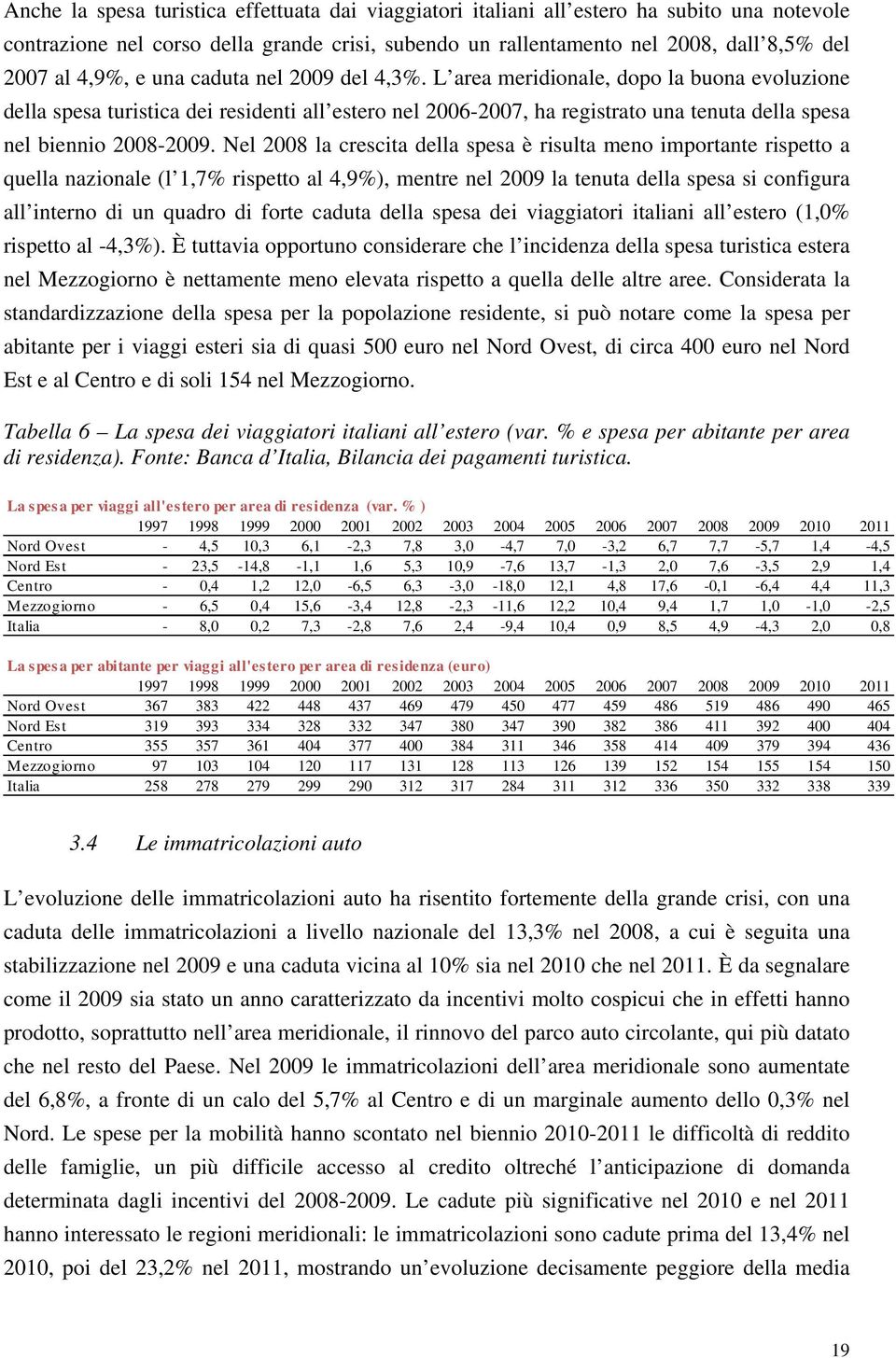 Nel 2008 la crescita della spesa è risulta meno importante rispetto a quella nazionale (l 1,7% rispetto al 4,9%), mentre nel 2009 la tenuta della spesa si configura all interno di un quadro di forte