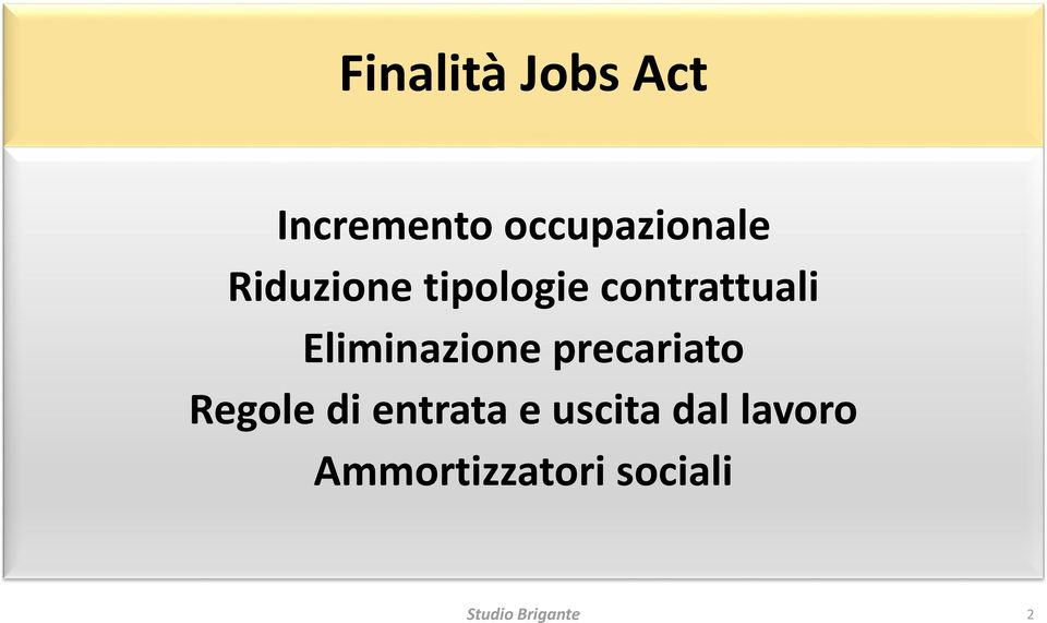 contrattuali Eliminazione precariato