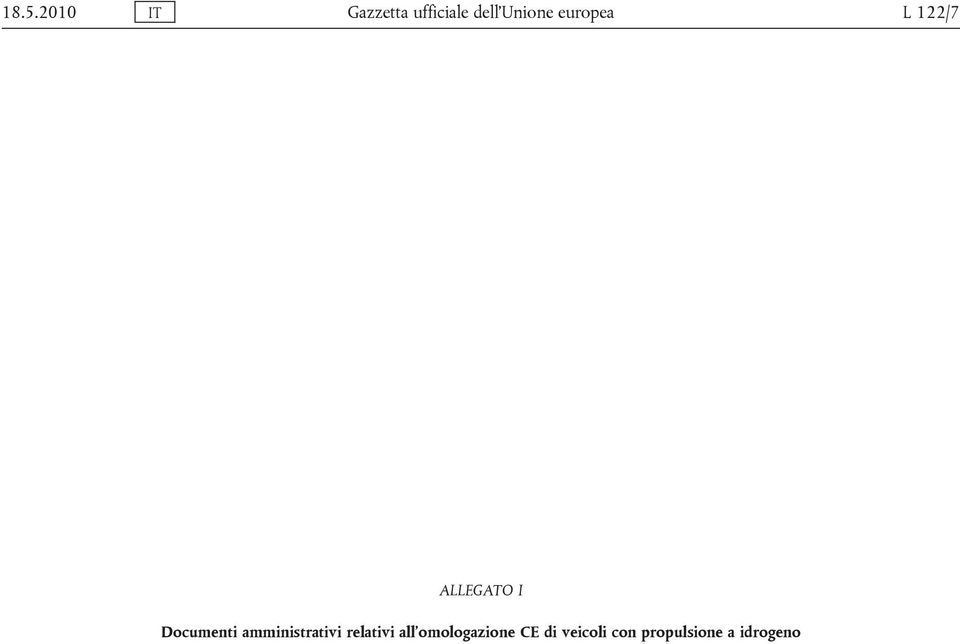 Documenti amministrativi relativi all