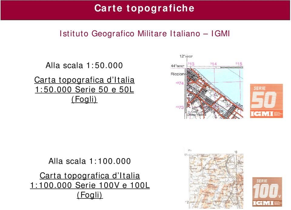 000 Carta topografica d Italia 1:50.