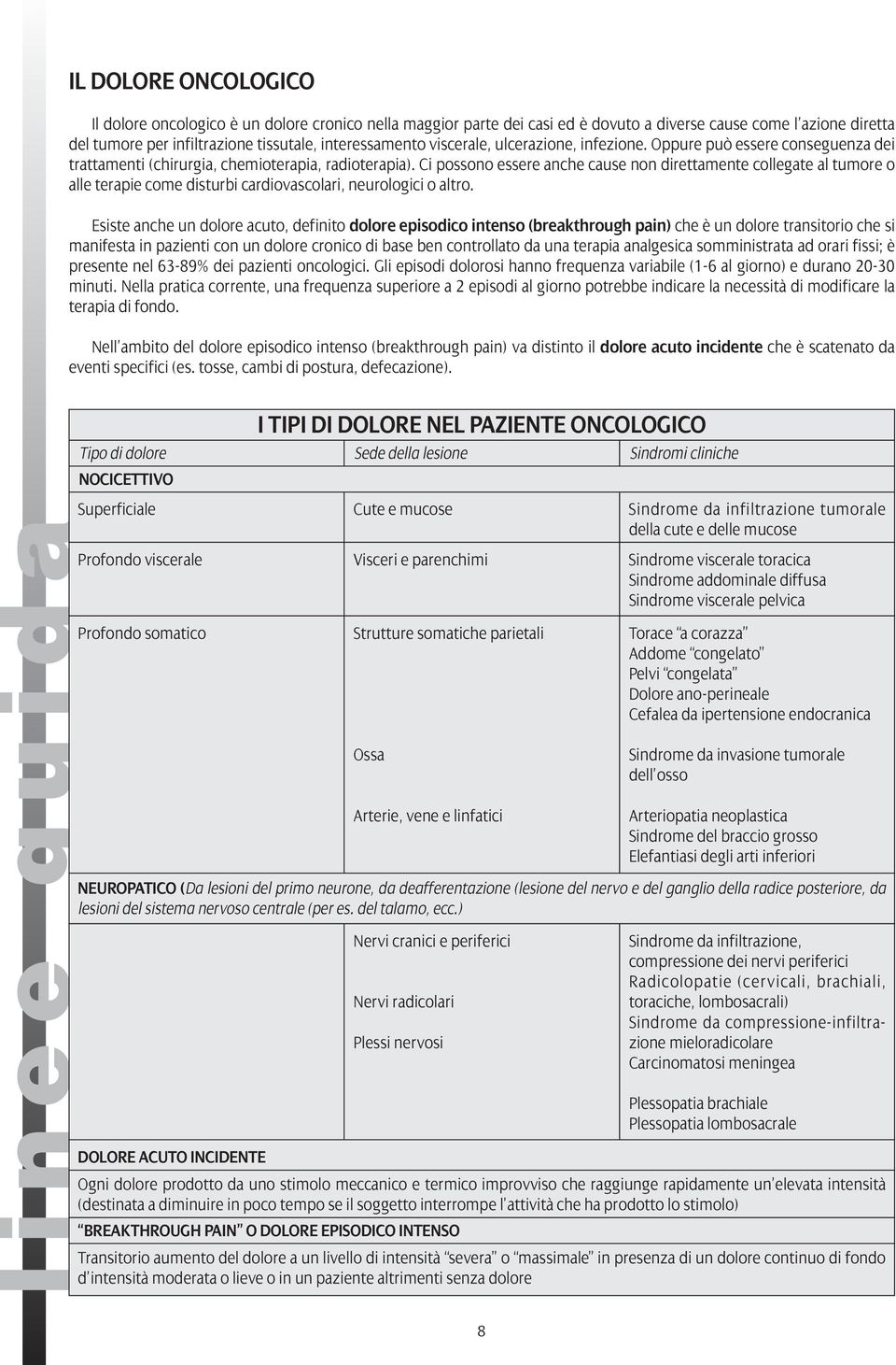 Ci possono essere anche cause non direttamente collegate al tumore o alle terapie come disturbi cardiovascolari, neurologici o altro.