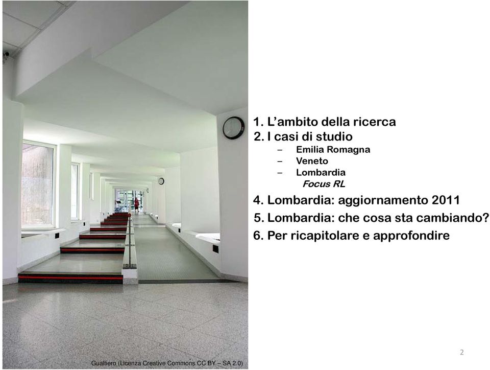 Lombardia: aggiornamento 2011 5.