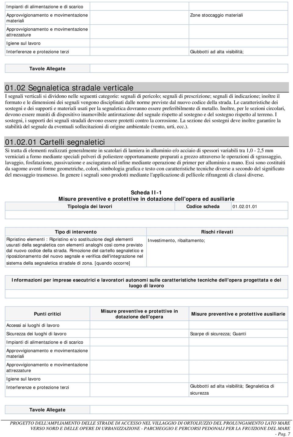 dei segnali vengono disciplinati dalle norme previste dal nuovo codice della strada.