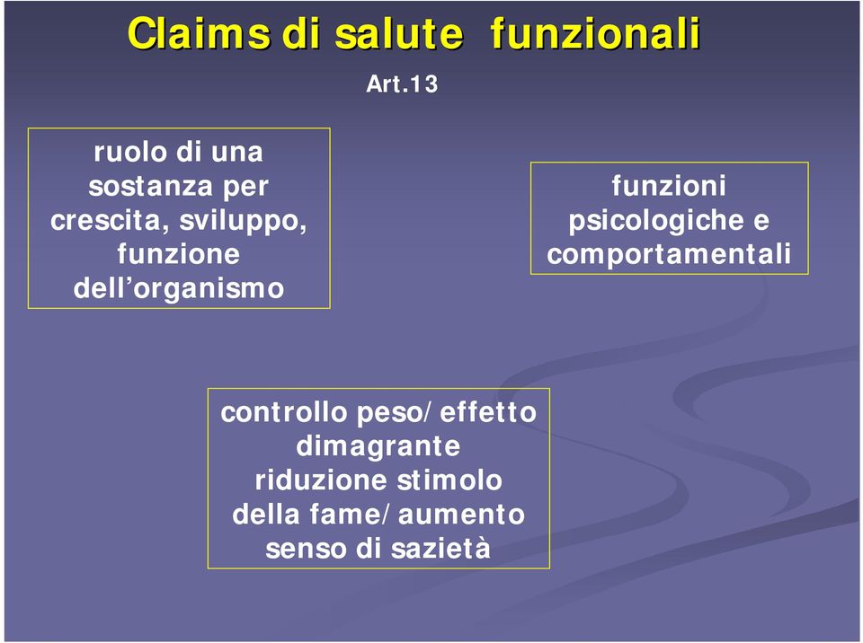 dell organismo funzioni psicologiche e comportamentali