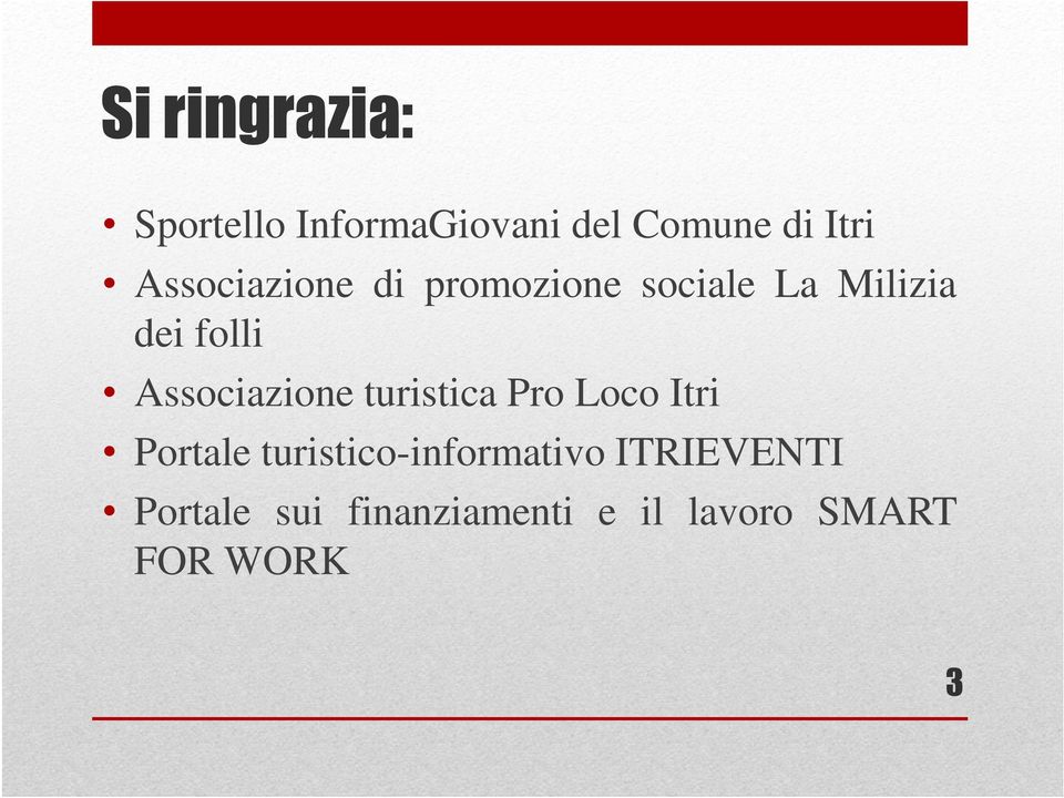Associazione turistica Pro Loco Itri Portale