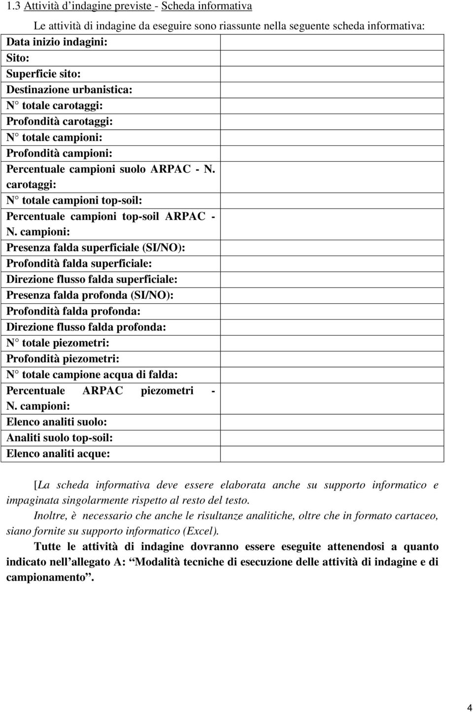 carotaggi: N totale campioni top-soil: Percentuale campioni top-soil ARPAC - N.