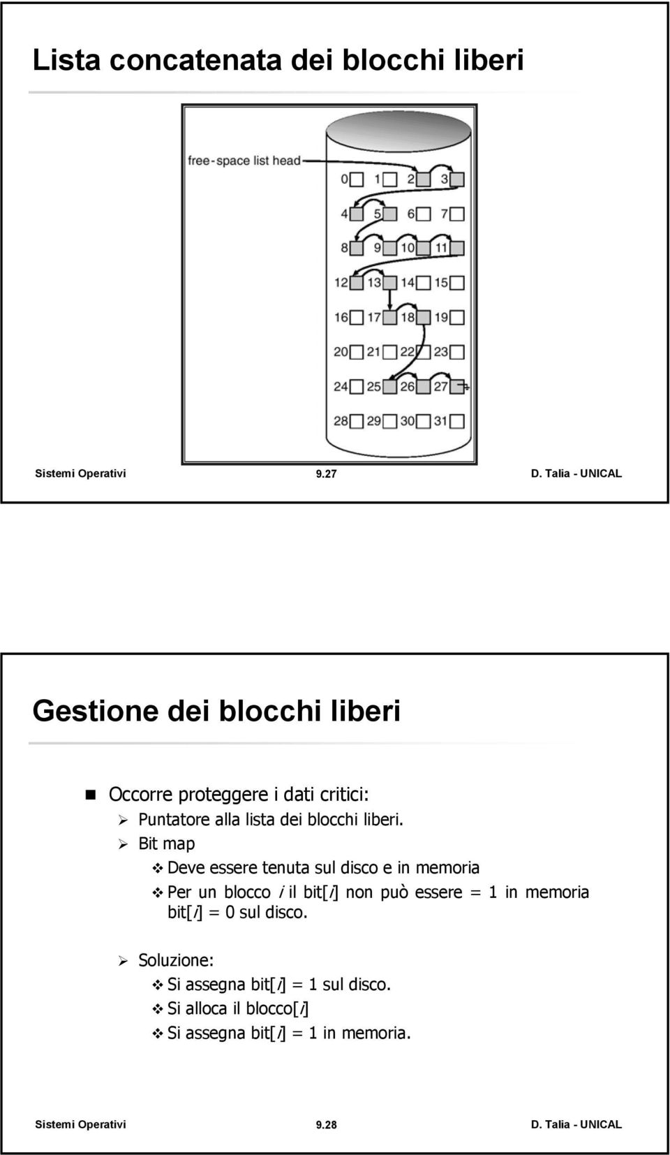 blocchi liberi.