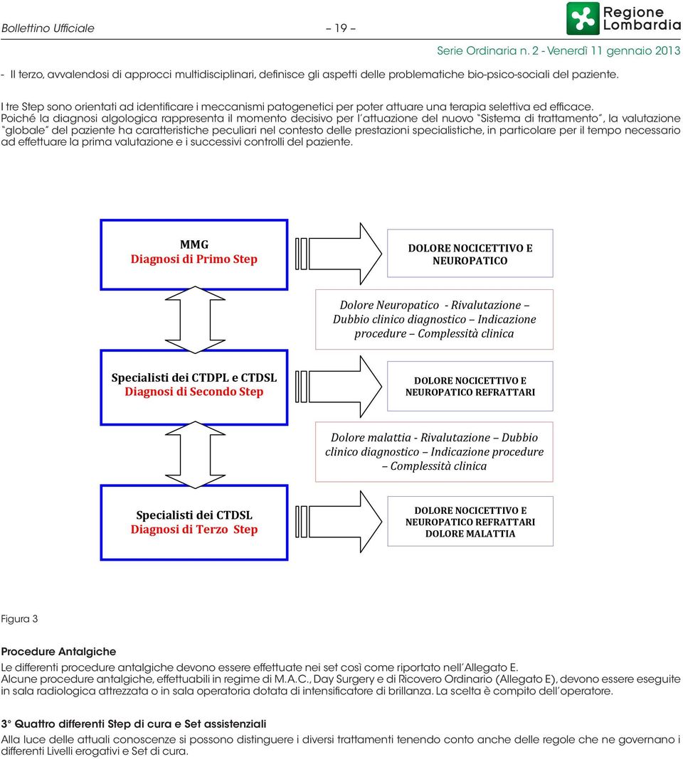 Poiché la diagnosi algologica rappresenta il momento decisivo per l attuazione del nuovo Sistema di trattamento, la valutazione globale del paziente ha caratteristiche peculiari nel contesto delle