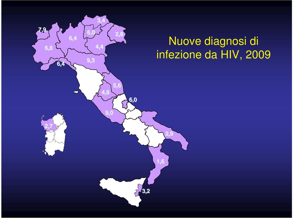 di infezione da HIV, 2009