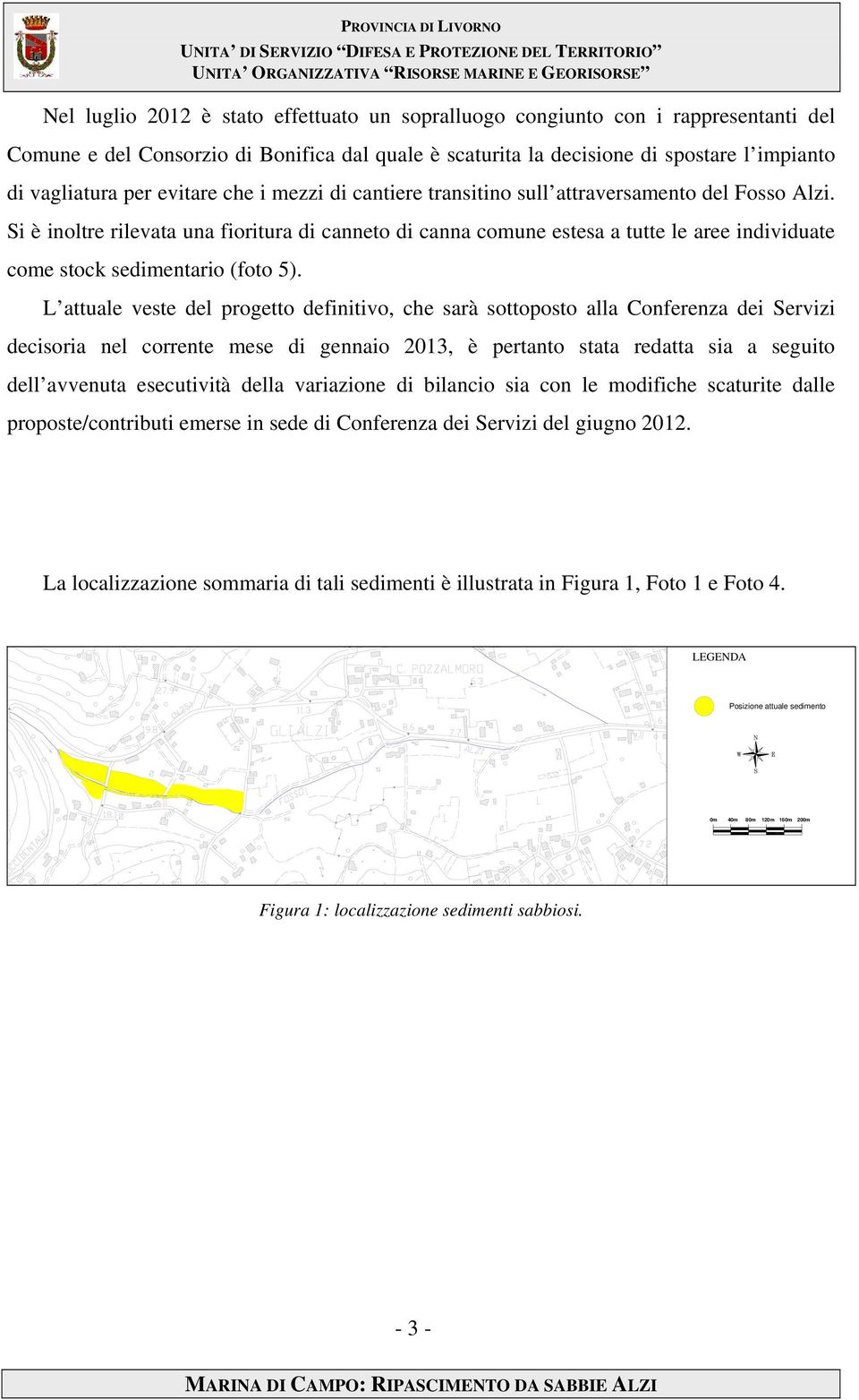 Si è inoltre rilevata una fioritura di canneto di canna comune estesa a tutte le aree individuate come stock sedimentario (foto 5).