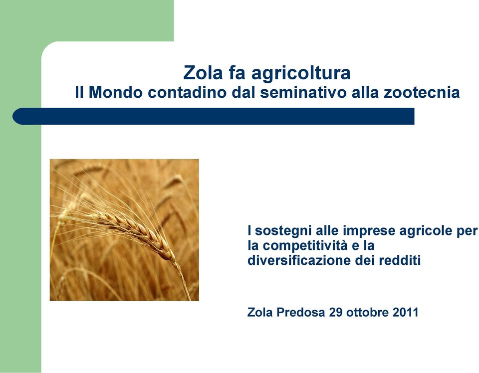 imprese agricole per la competitività e la