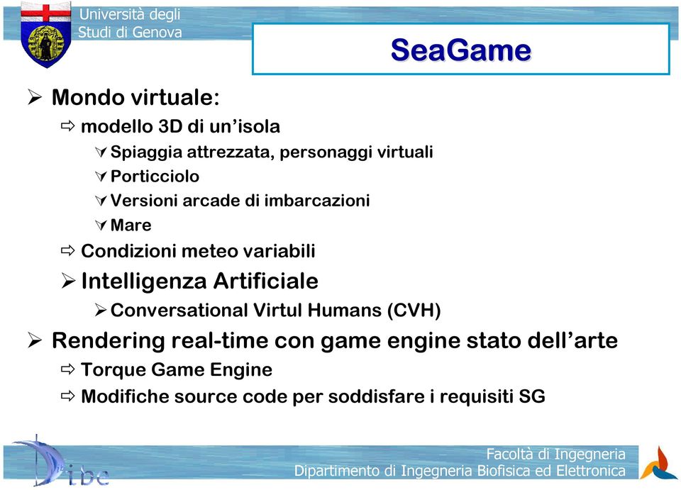 Intelligenza Artificiale Conversational Virtul Humans (CVH) Rendering real-time con