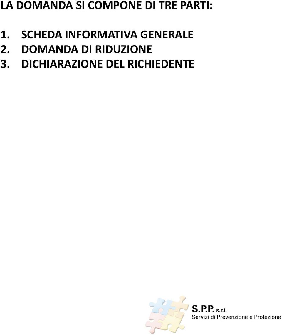 SCHEDA INFORMATIVA GENERALE 2.