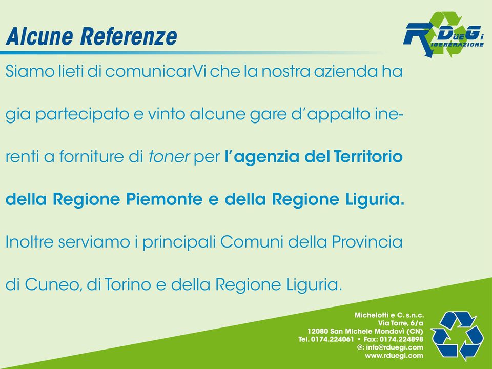 agenzia del Territorio della Regione Piemonte e della Regione Liguria.