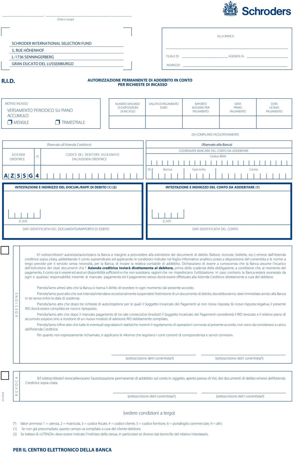 R INTERNATIONAL SELECTION FUND 