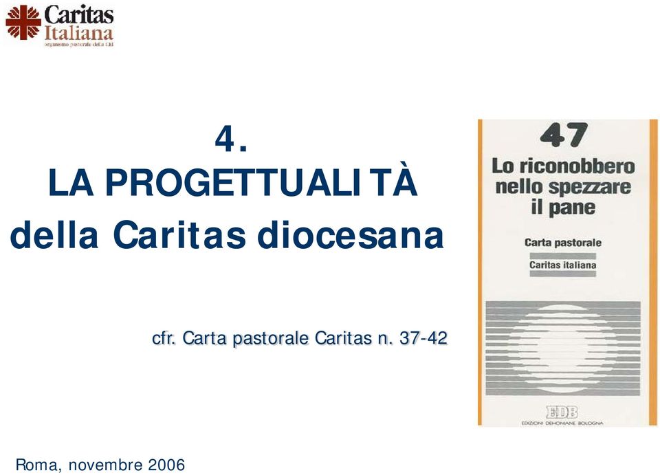 Carta pastorale Caritas n.