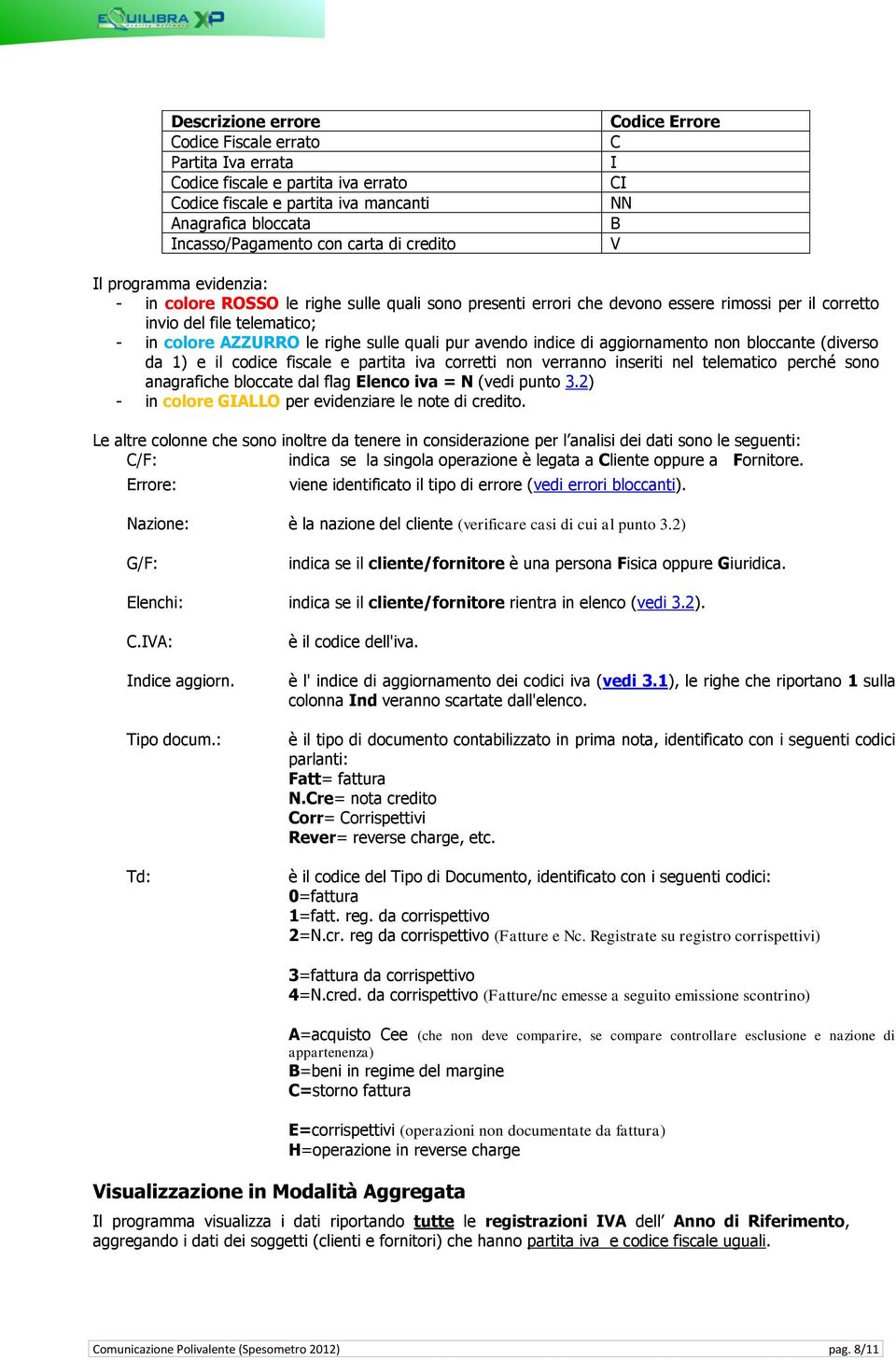 righe sulle quali pur avendo indice di aggiornamento non bloccante (diverso da 1) e il codice fiscale e partita iva corretti non verranno inseriti nel telematico perché sono anagrafiche bloccate dal