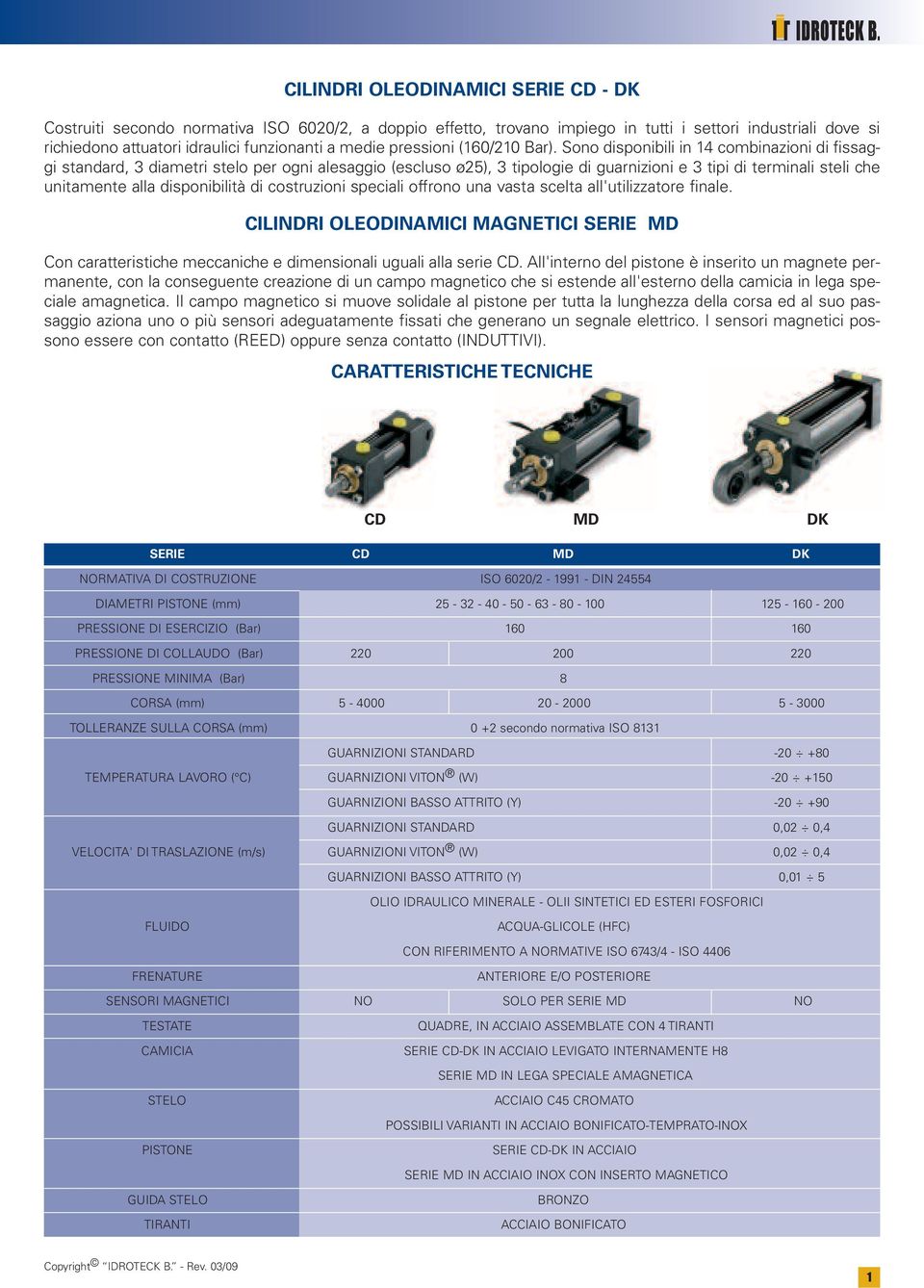 Sono disponibili in 14 combinazioni di fissaggi standard, 3 diametri stelo per ogni alesaggio (escluso ø25), 3 tipologie di guarnizioni e 3 tipi di terminali steli che unitamente alla disponibilità