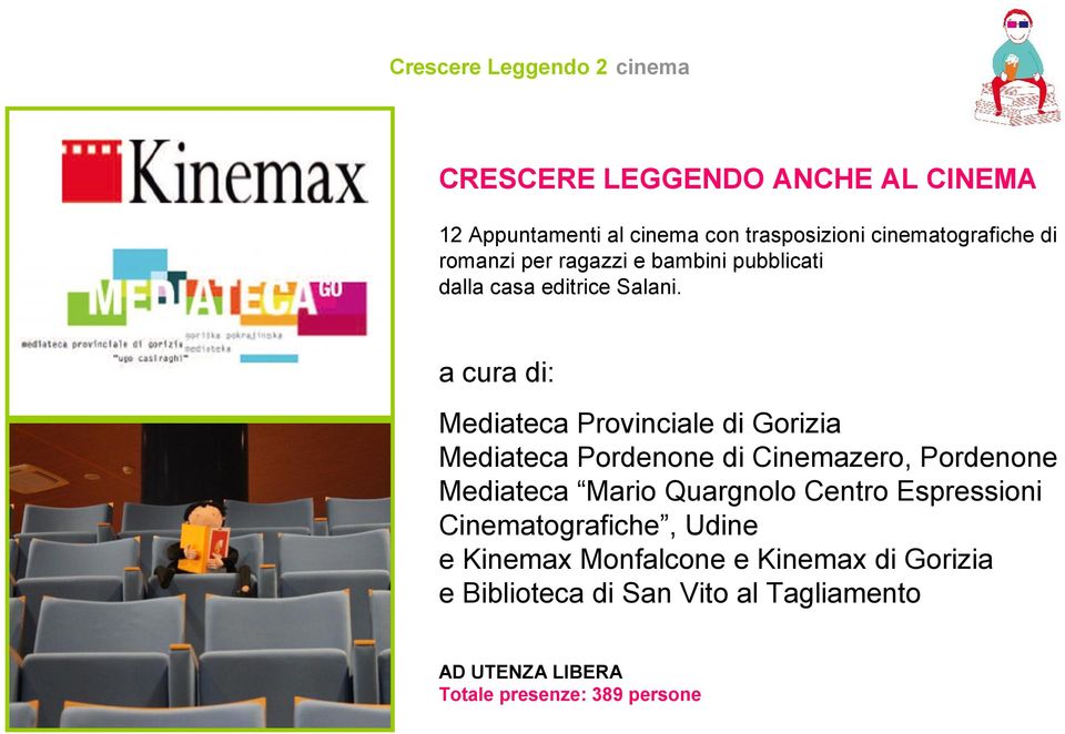 a cura di: Mediateca Provinciale di Gorizia Mediateca Pordenone di Cinemazero, Pordenone Mediateca Mario Quargnolo