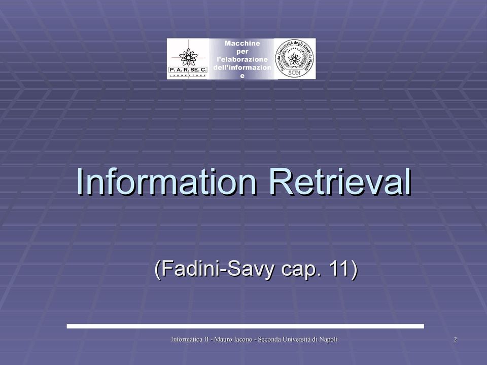 (Fadini-Savy cap.