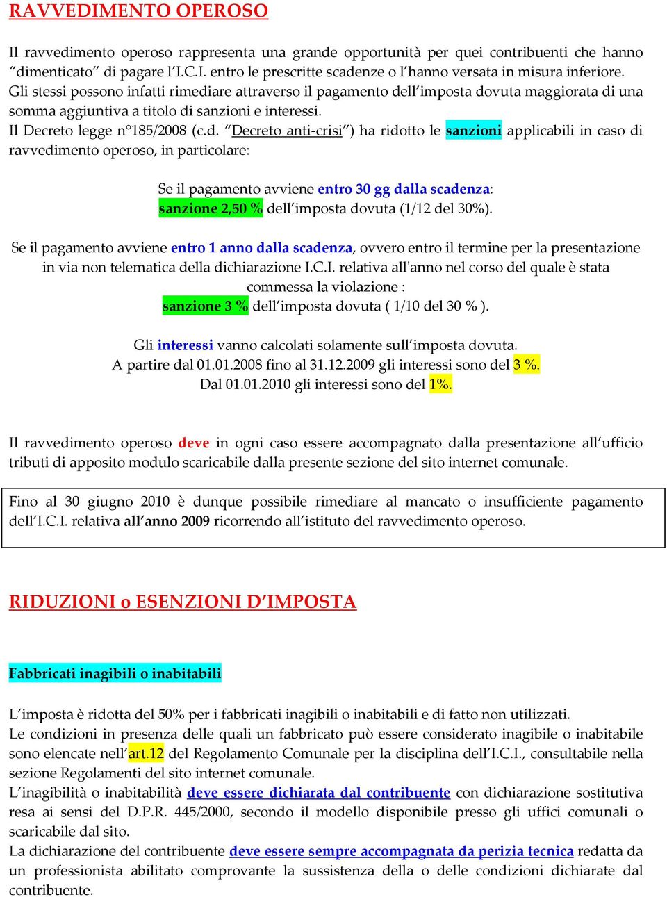 are attraverso il pagamento de